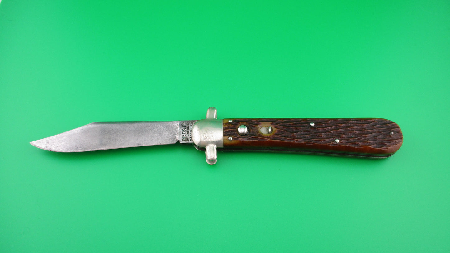 z PRESTO DERBY HUNTER Bone Vintage automatic knife