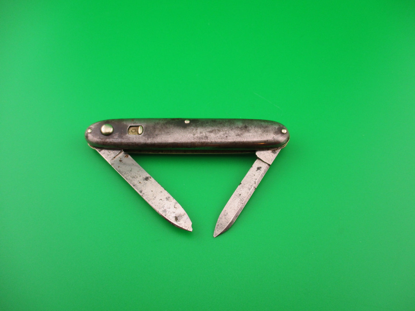 WUCOS 3 3/8" German Double Steel Antique automatic knife