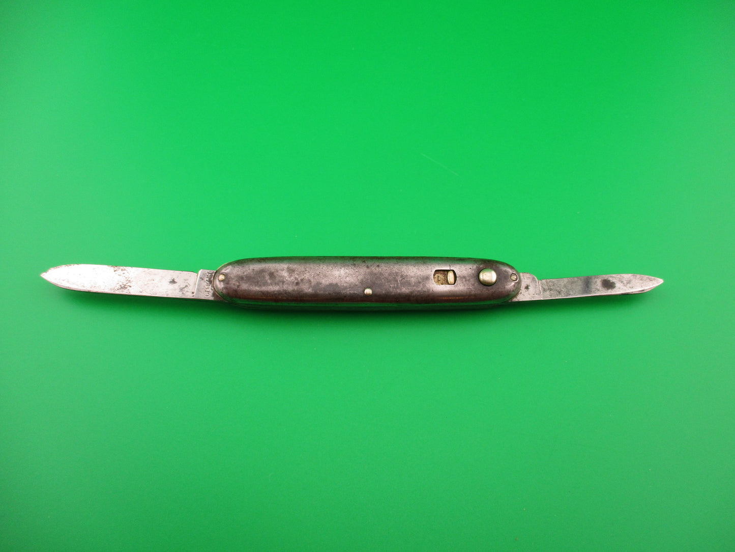 WUCOS 3 3/8" German Double Steel Antique automatic knife