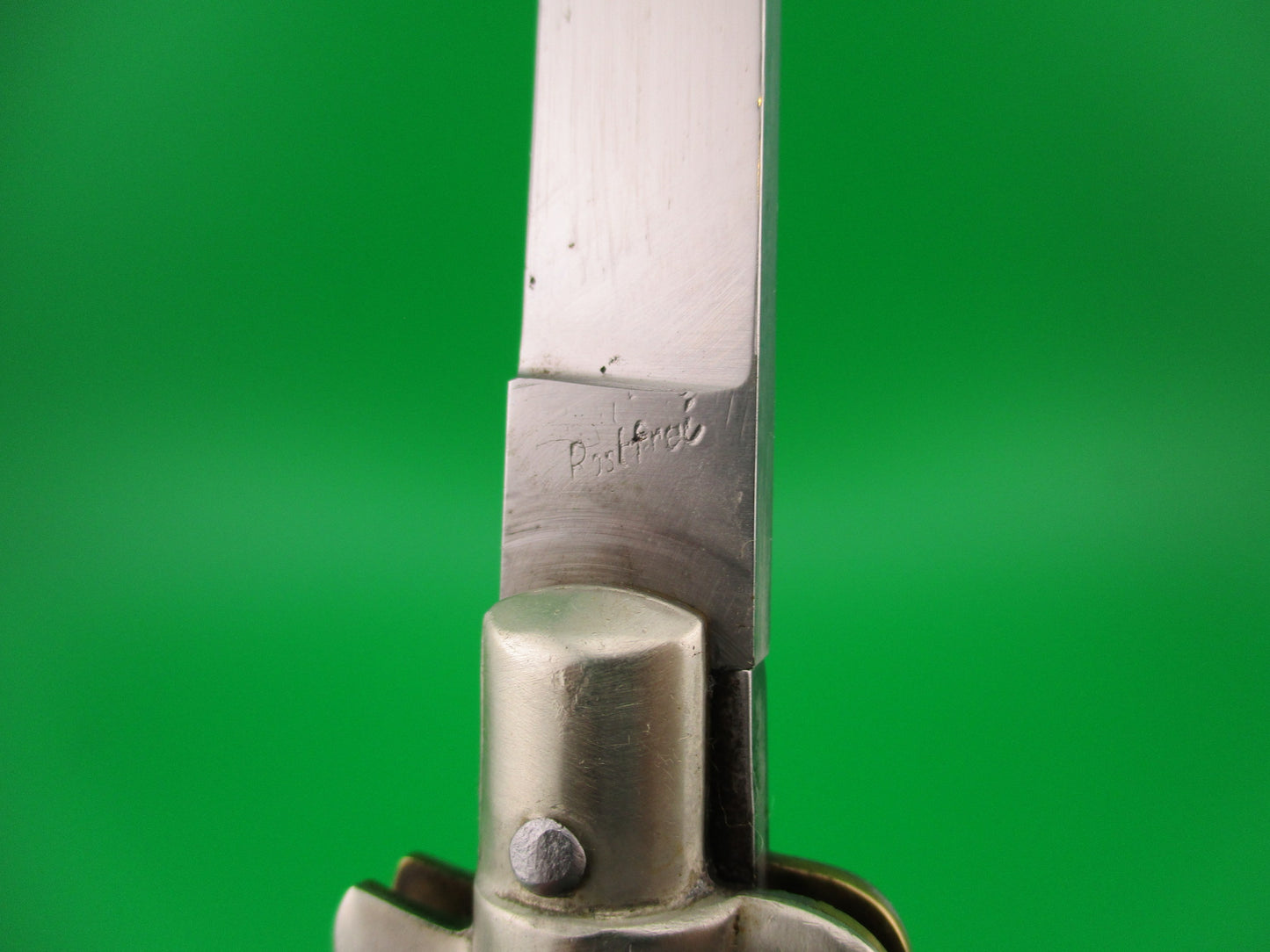 Rostfrei (slant) PATENT (slant) 20cm Italian BOBC Black lip Pearlex automatic knife