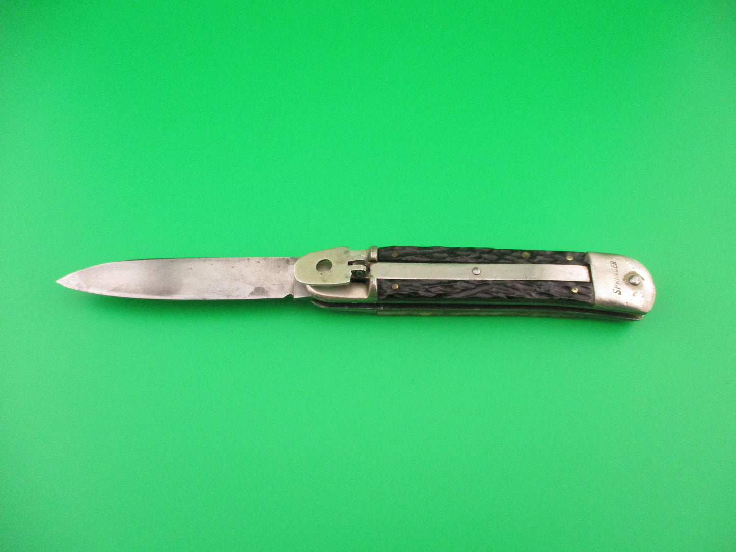 SOLINGEN CUTLERY GERMANY 10cm German Jigged bone SPRINGER vintage knife