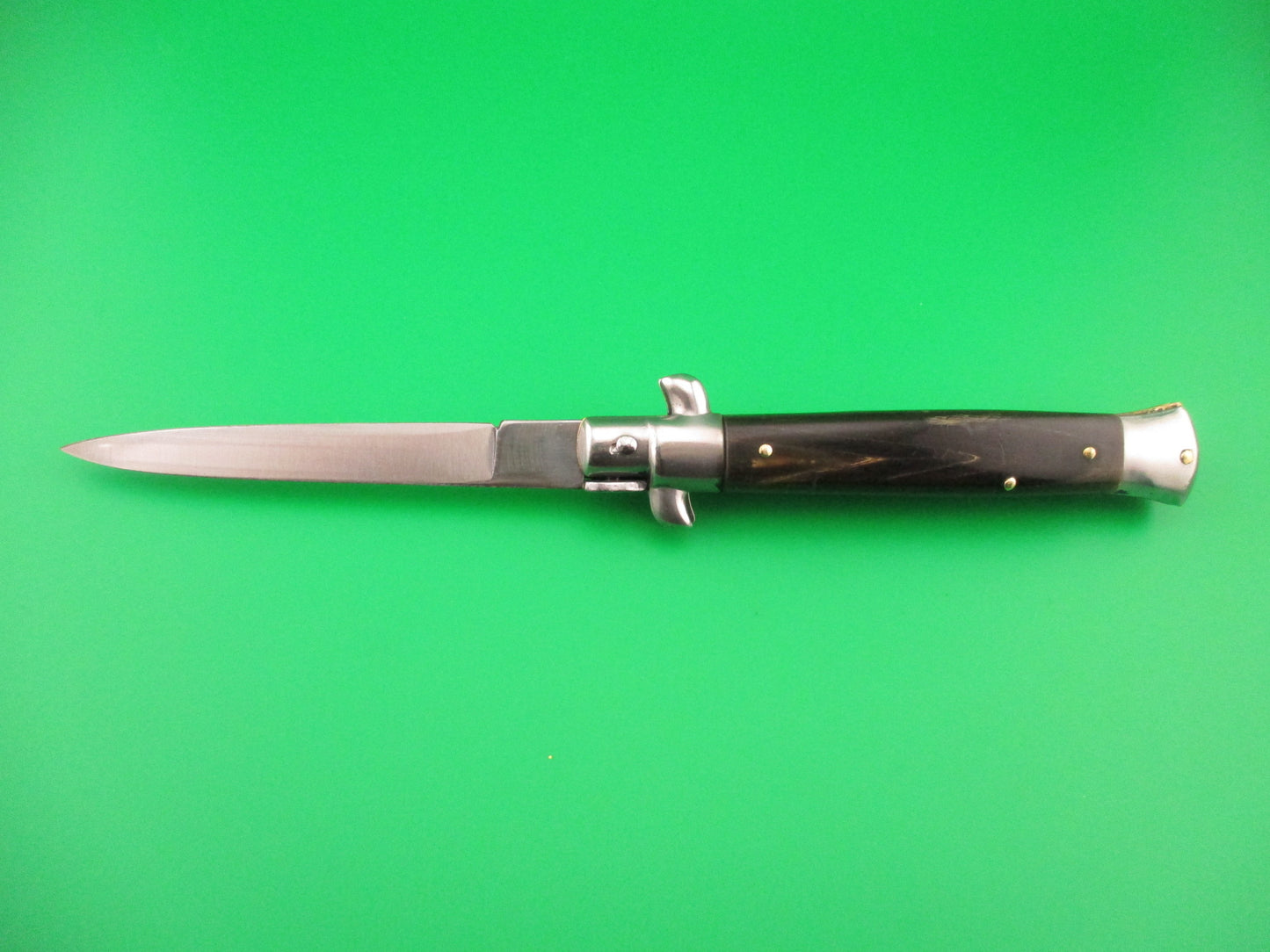 QJD Rostfrei (slant) 22cm Italian Stiletto swivel bolster vintage automatic knife