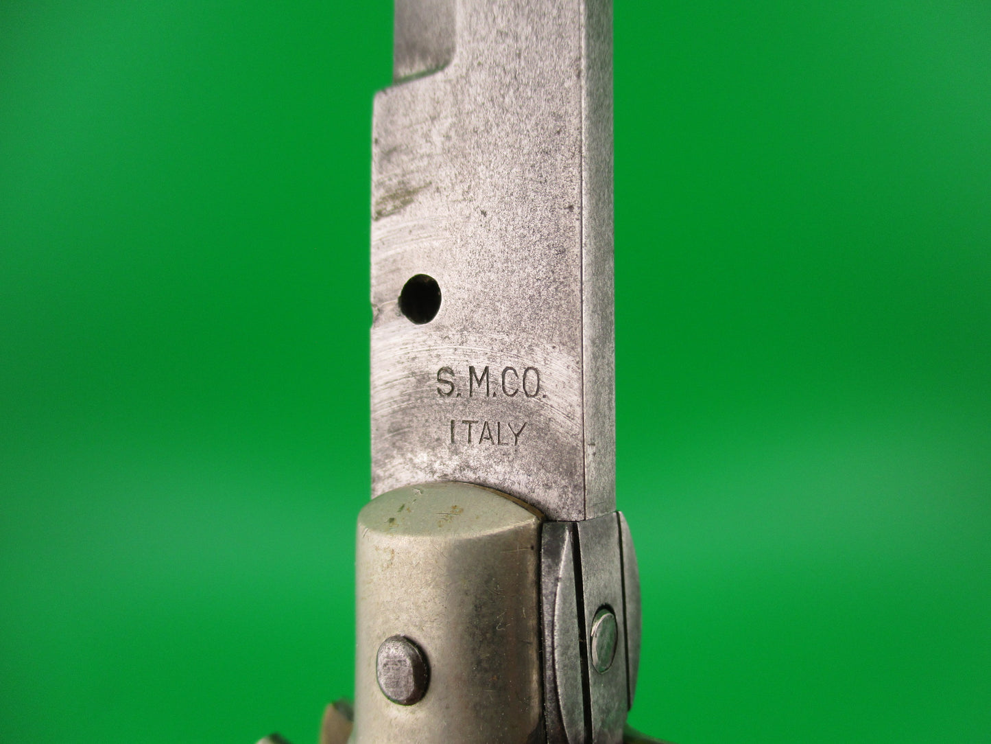 S.M.CO ITALY 33cm Italian Picklock Vintage 1950s Honey & Cream Automatic knife
