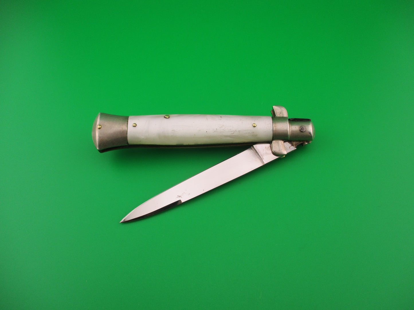 Rostfrei (slant) 20cm Italian Picklock Pearlex vintage 1950s automatic knife