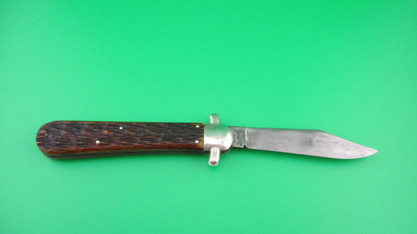 z PRESTO DERBY HUNTER Bone Vintage automatic knife