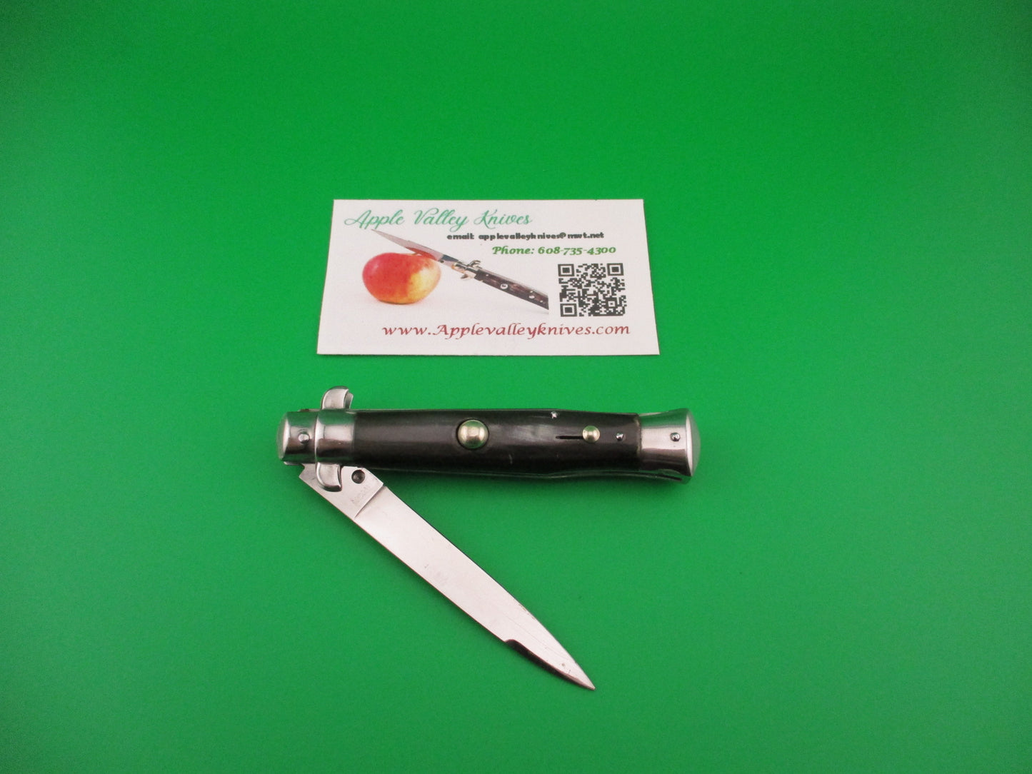 INOX 18cm Italian Stiletto Sparrow Wing Wasp Body Vintage automatic BOBC knife