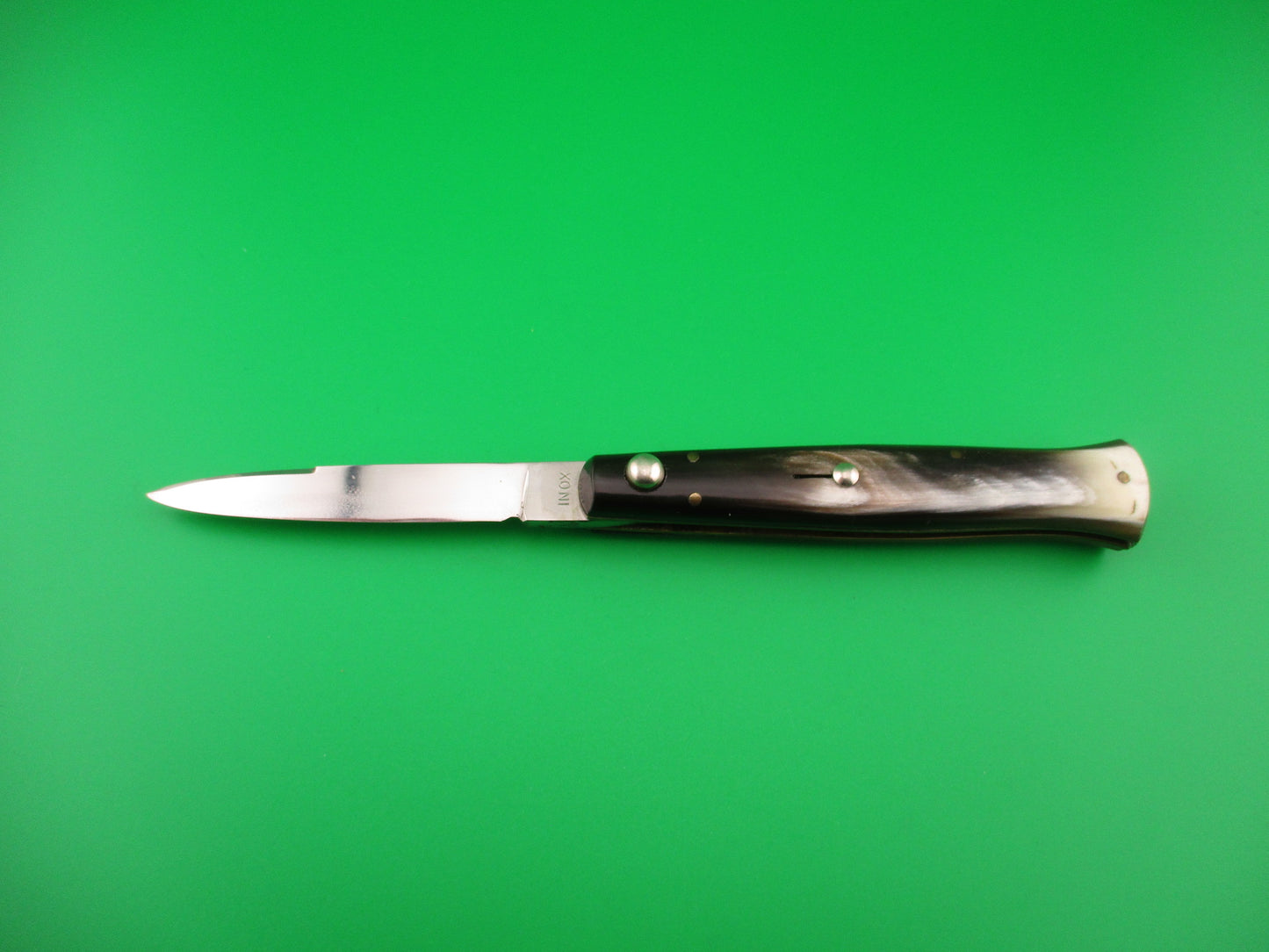 INOX 18cm Italian Fishtail ODD Vintage automatic knife Press Button design