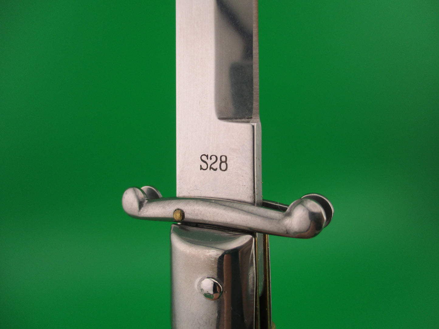 LIMITED EDITION 2004 28cm Italian Swing Guard Frank B Honey & Cream automatic knife