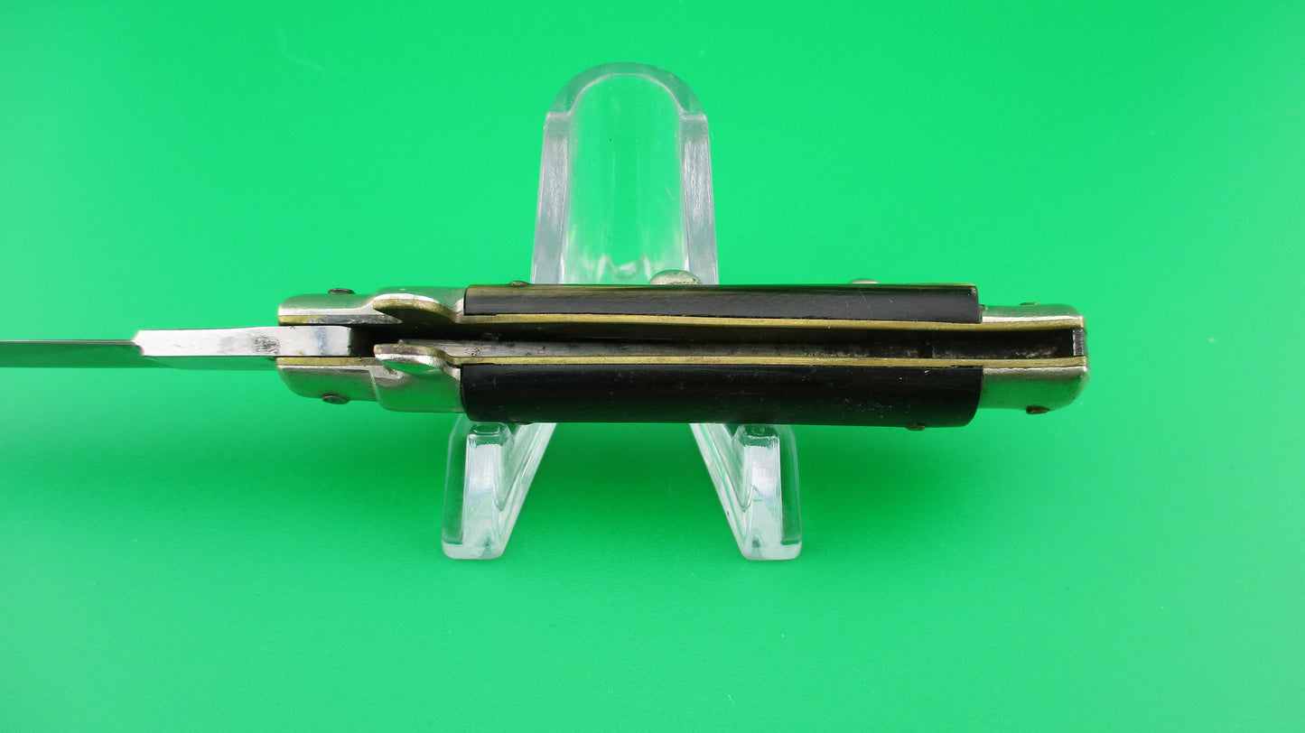z INOXID 14cm Italian Picklock 1950s Vintage automatic knife red dot safety
