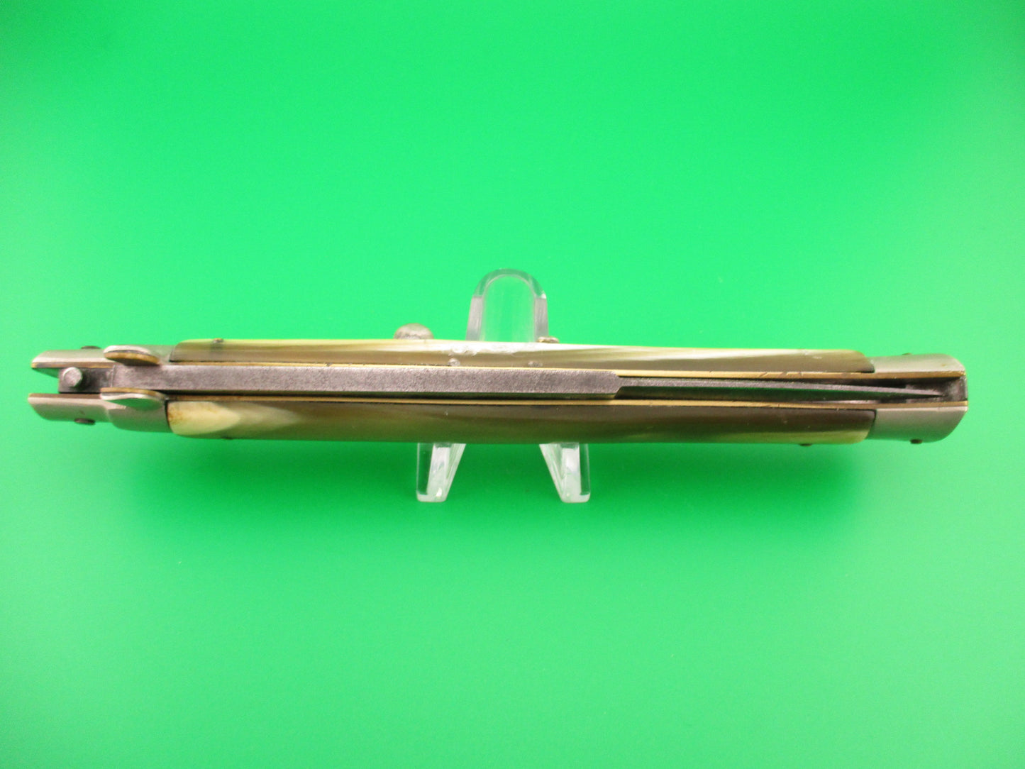 S.M.CO ITALY 33cm Italian Picklock Vintage 1950s Honey & Cream Automatic knife