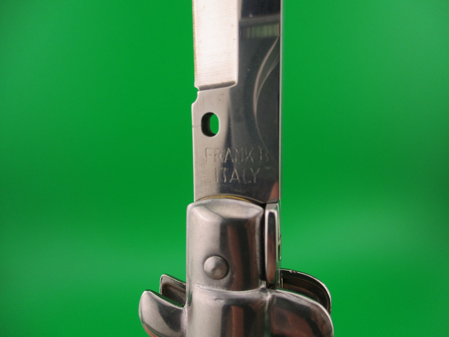 FRANK B ITALY 28cm Italian Swivel bolster Bayonet Brazilian Horn automatic knife