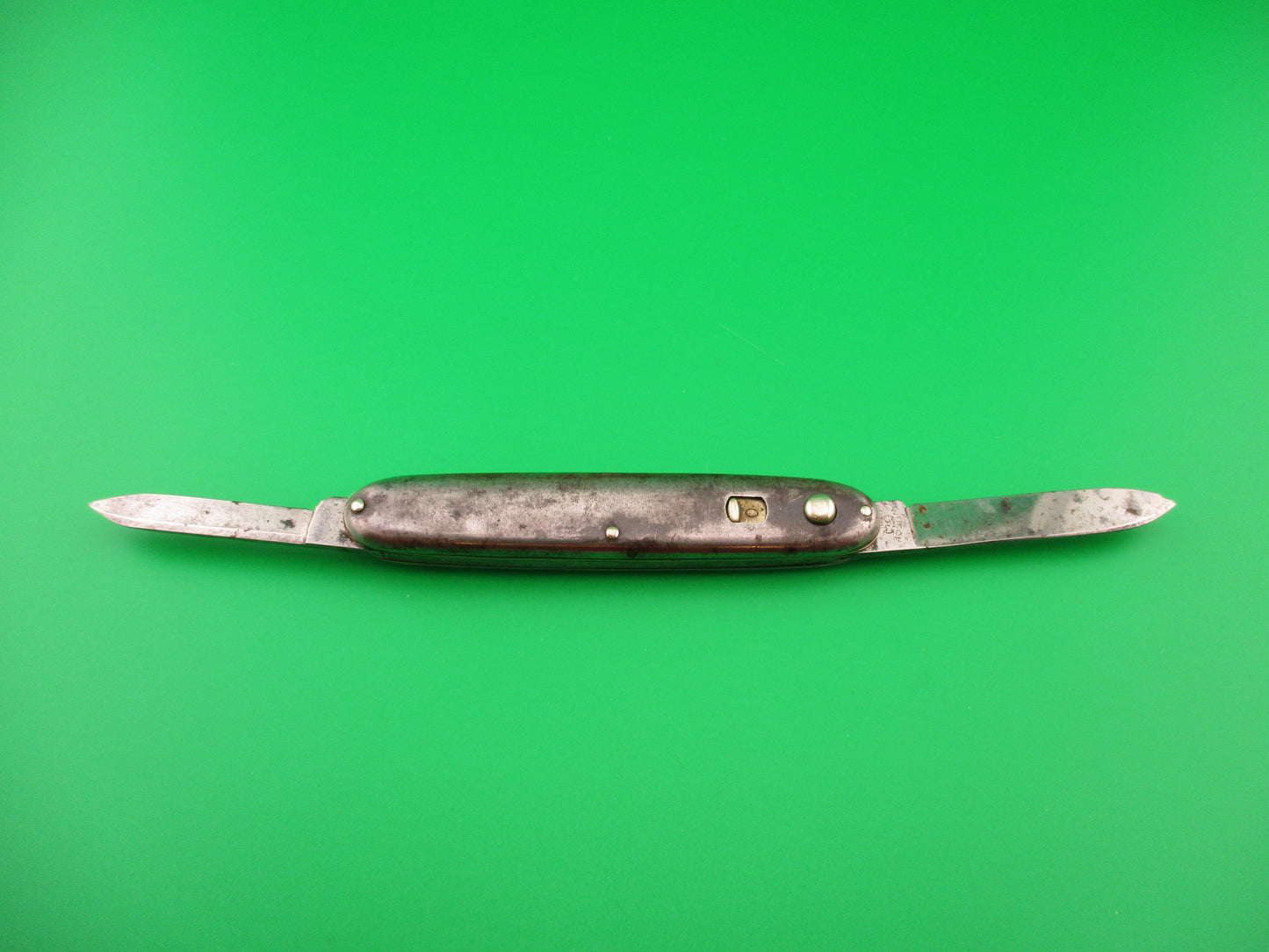 WUCOS 3 3/8" German Double Steel Antique automatic knife