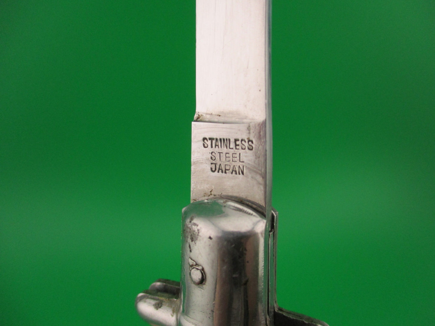 STAINLESS STEEL JAPAN VALOR 187-S 17cm Japanese FAKE switchblade humpback knife