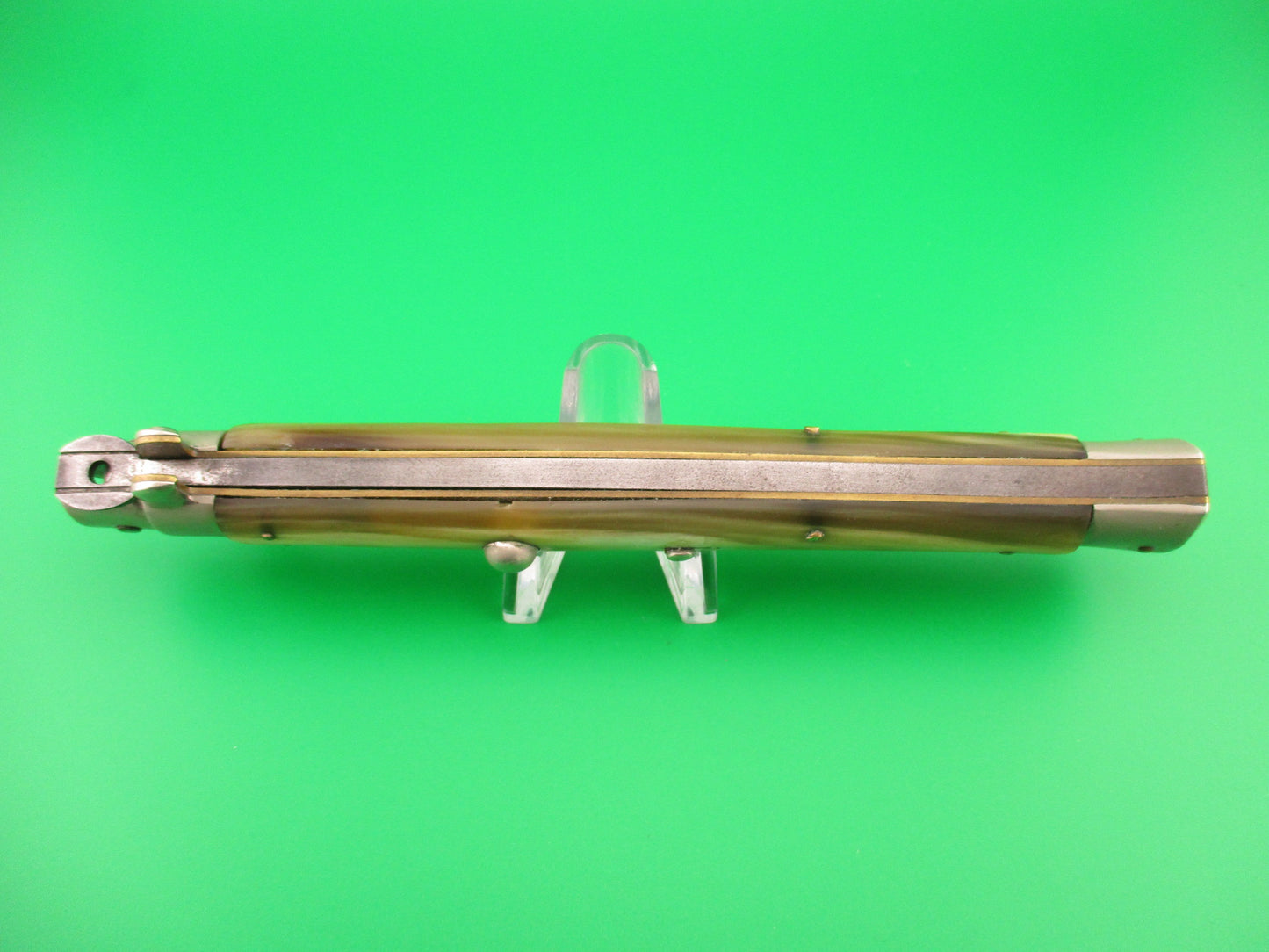S.M.CO ITALY 33cm Italian Picklock Vintage 1950s Honey & Cream Automatic knife
