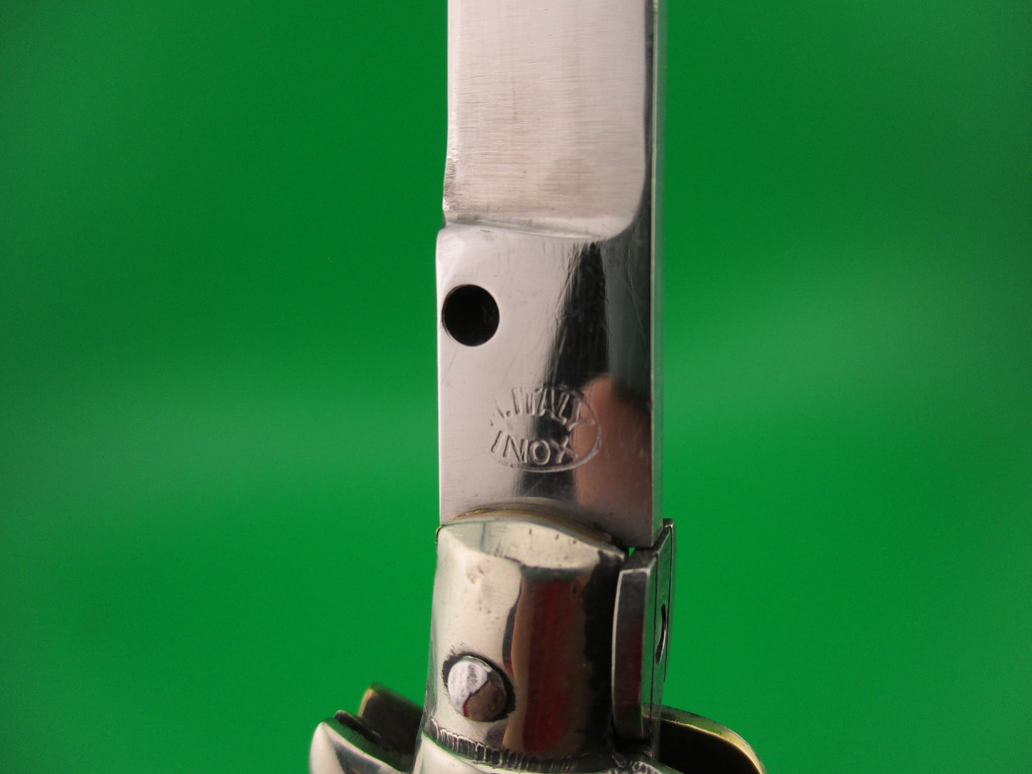 M ITALY INOX 27cm Italian Transitional Stiletto Vintage 1960s automatic knife