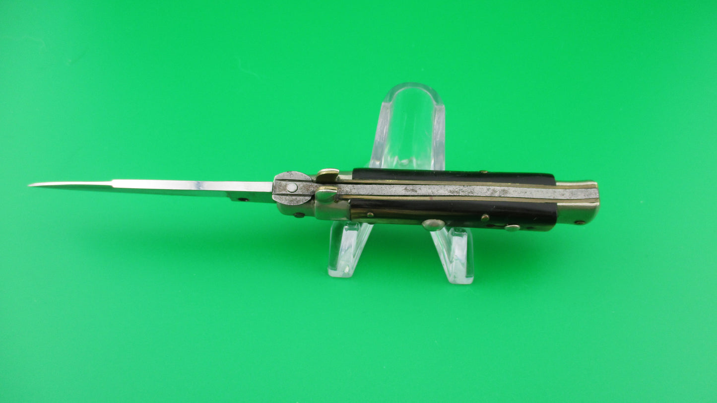 z INOXID 14cm Italian Picklock 1950s Vintage automatic knife red dot safety