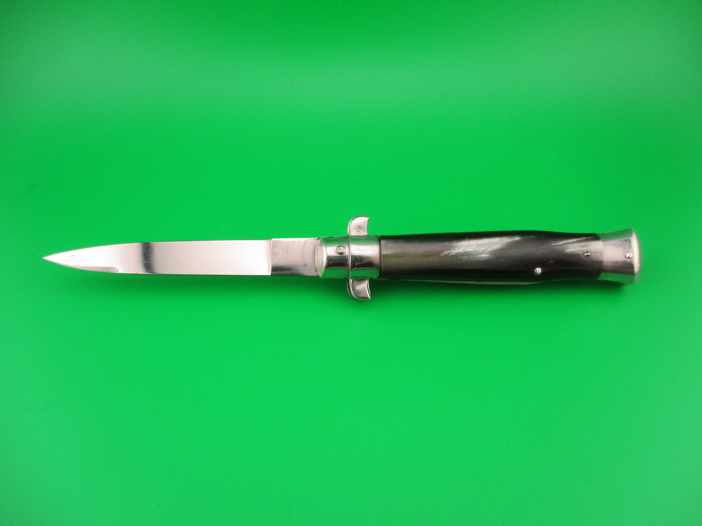 INOX 18cm Italian Stiletto Sparrow Wing Wasp Body Vintage automatic BOBC knife