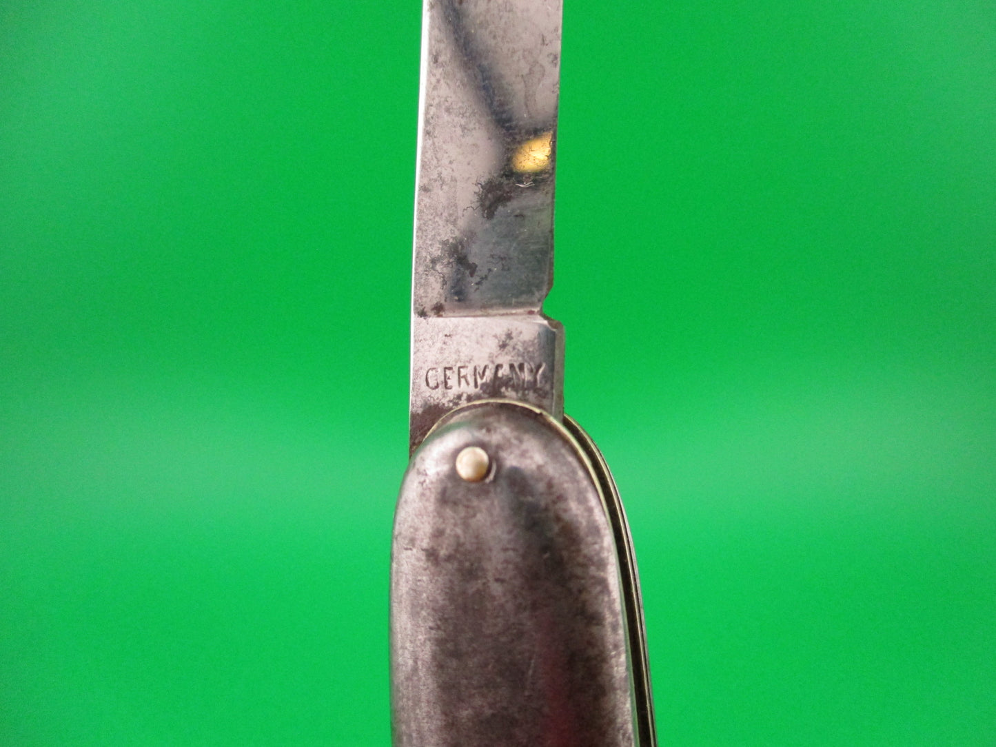 WUCOS 3 3/8" German Double Steel Antique automatic knife