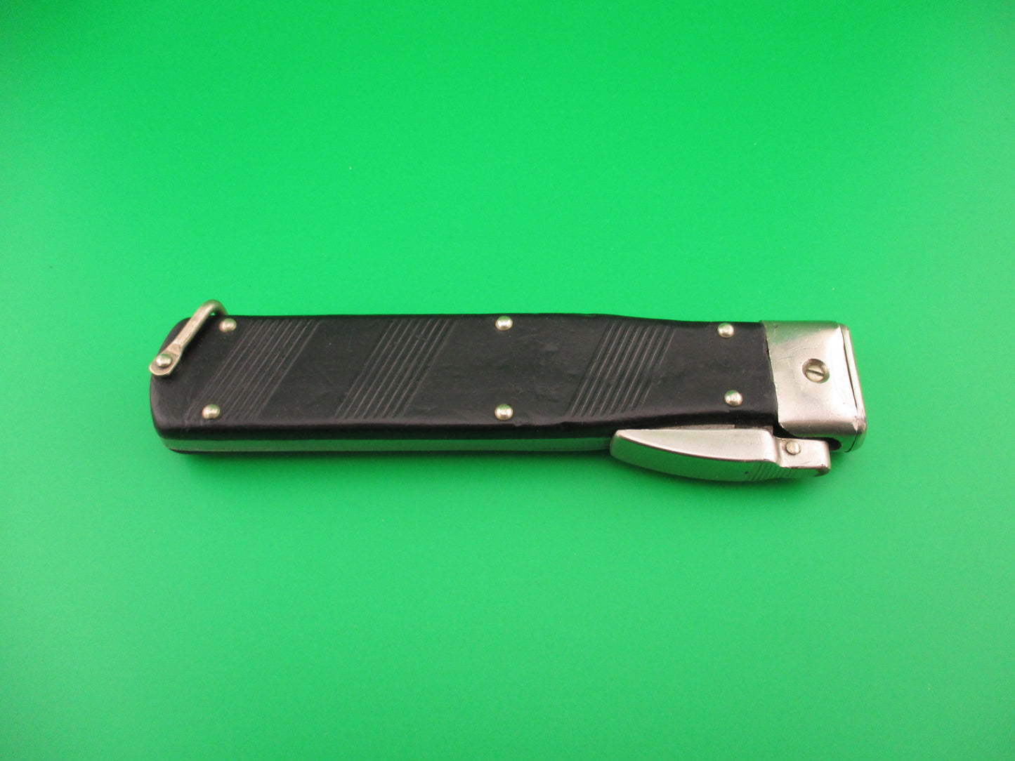 EIKHORN ROSTFREI 1959 23cm German Trap door Gravity knife military