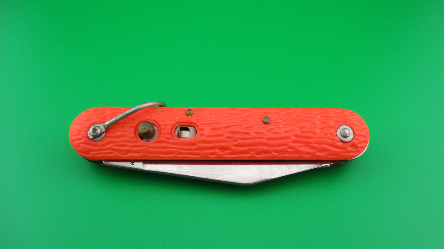 z Logan Smyth Venice FL Orange Paratrooper knife New Old Stock