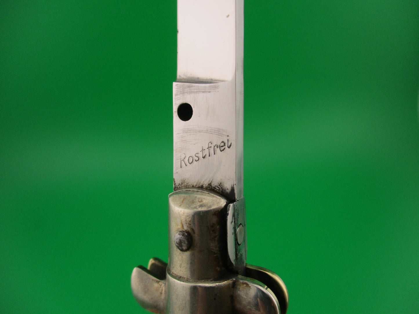 Rostfrei (slant) 20cm Italian Picklock Pearlex vintage 1950s automatic knife