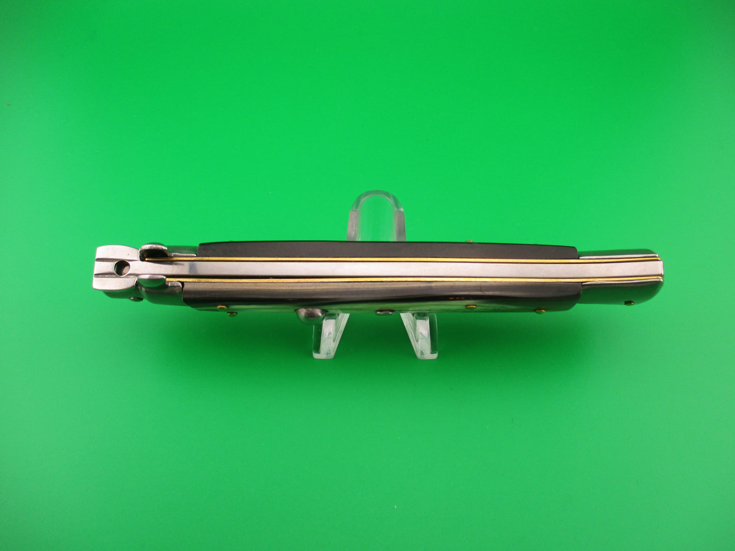 FRANK B ITALY 28cm Italian Swivel bolster Bayonet Brazilian Horn automatic knife