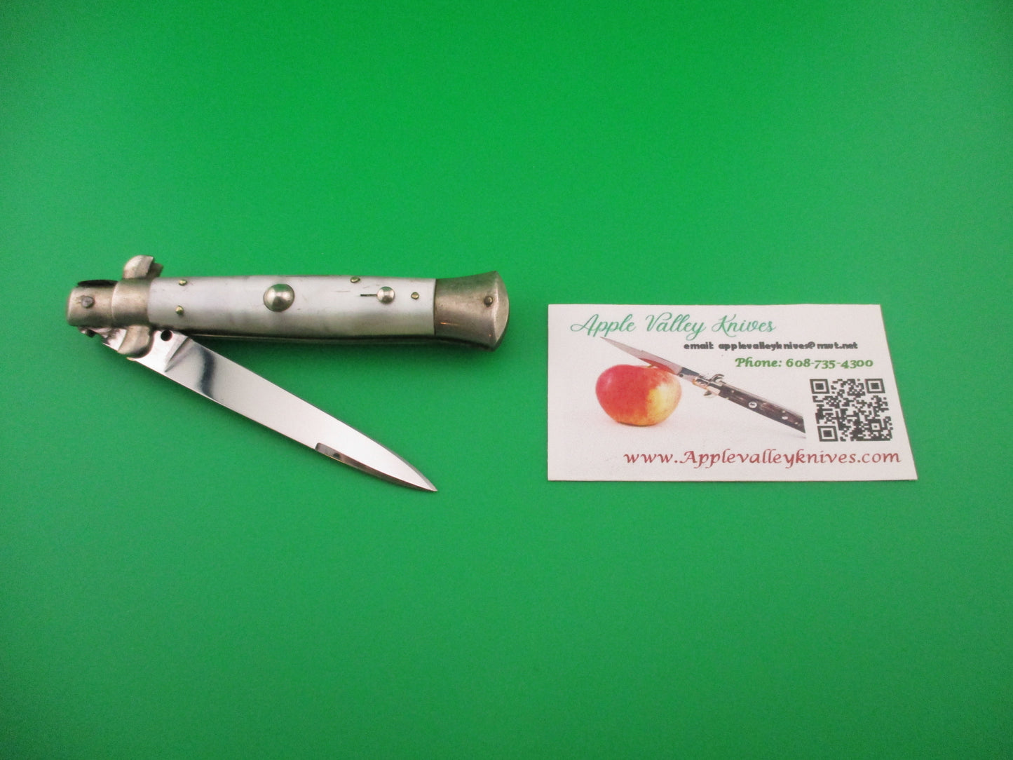 Rostfrei (slant) 20cm Italian Picklock Pearlex vintage 1950s automatic knife