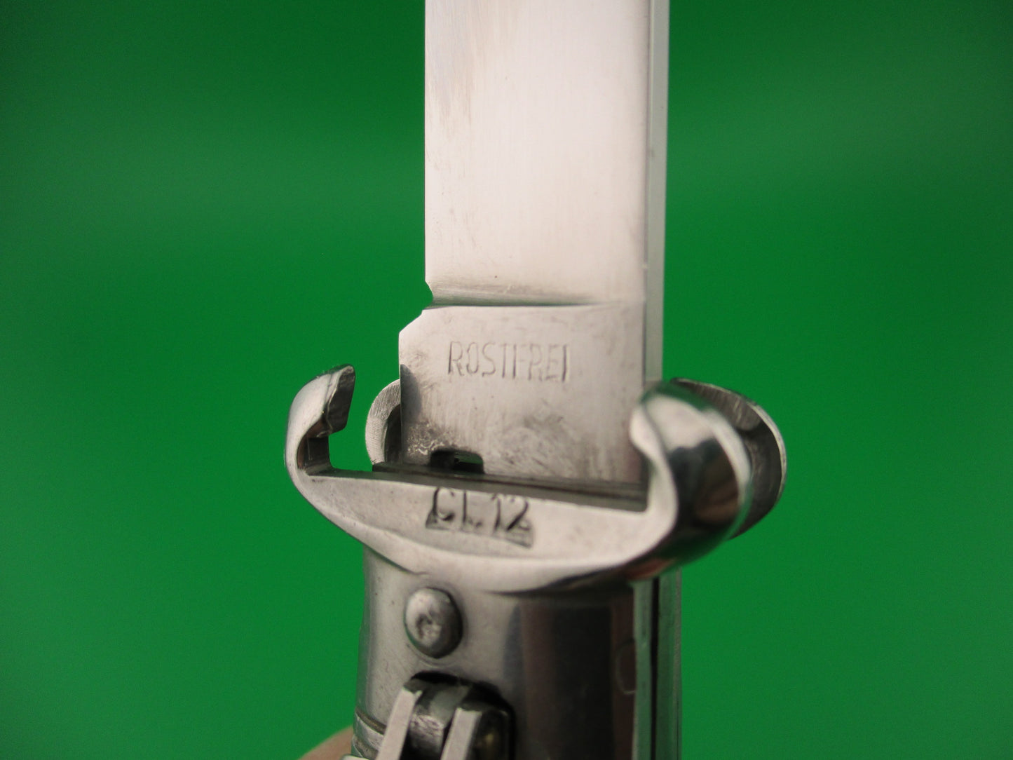 ROSTFREI 20cm Italian Shell Puller Stag Lever Johnny Cade style switchblade