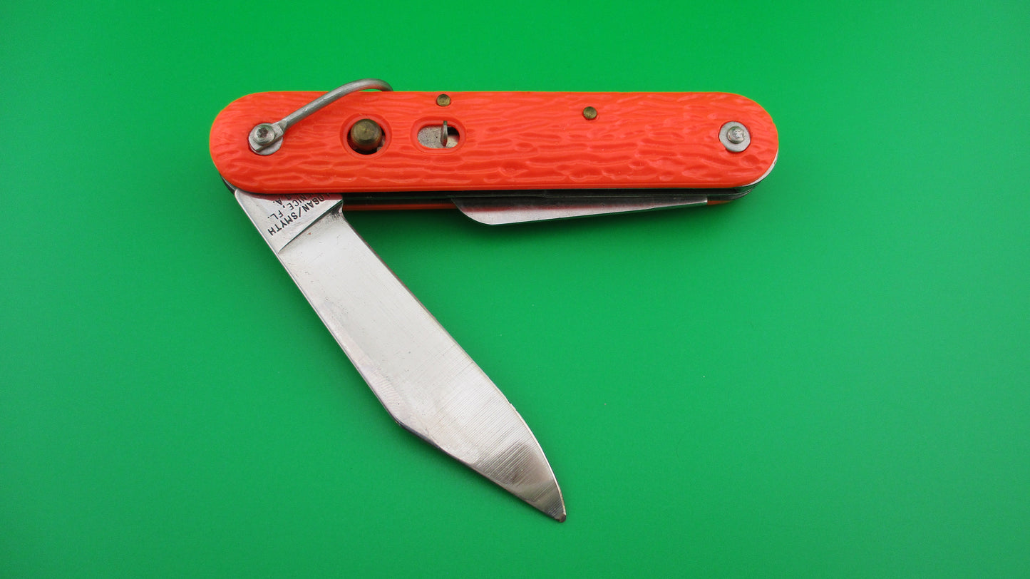 z Logan Smyth Venice FL Orange Paratrooper knife New Old Stock