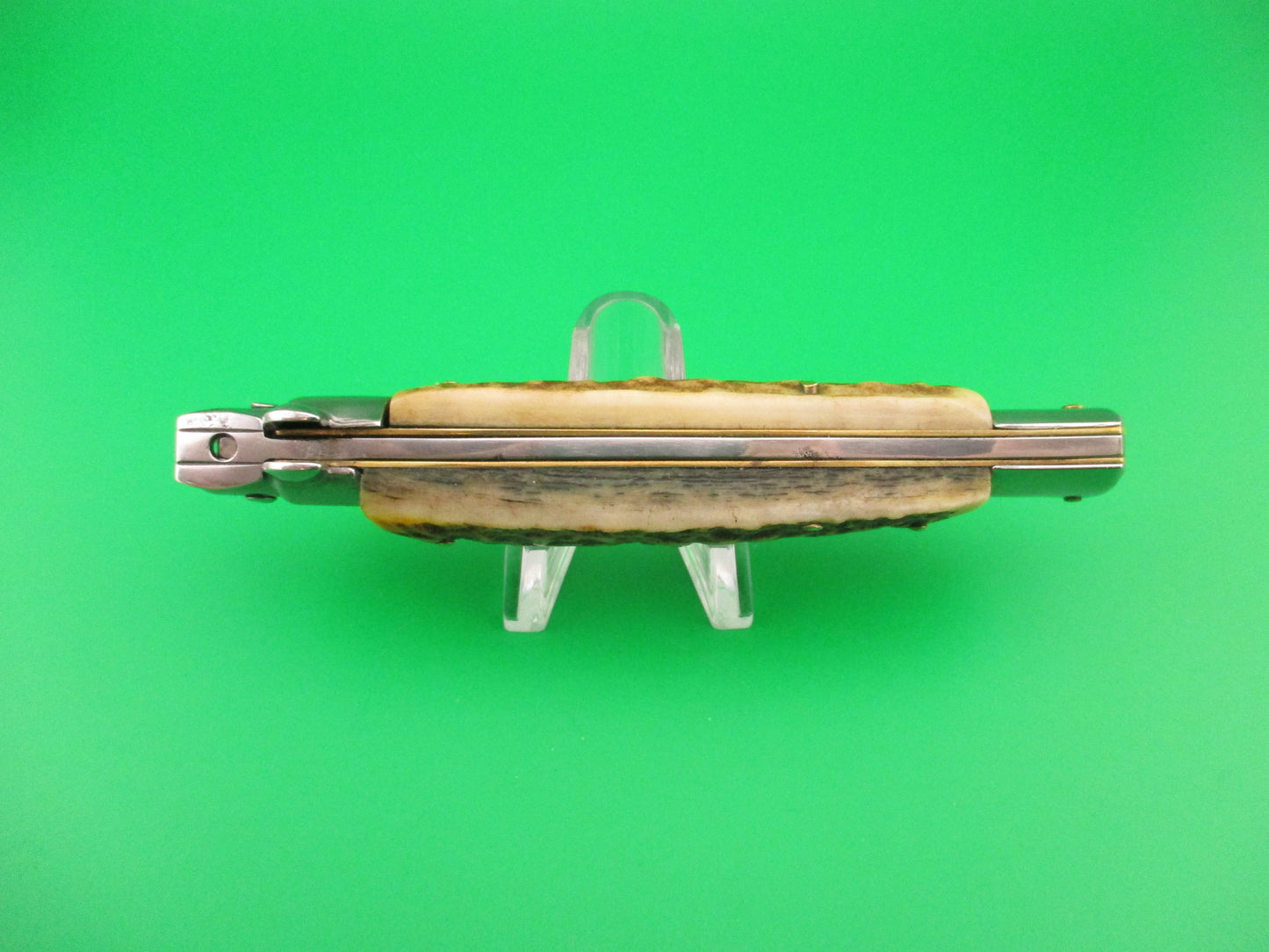 STAINLESS (slant) UD96A000103 PATENT 23cm Italian Stiletto bolster release switchblade