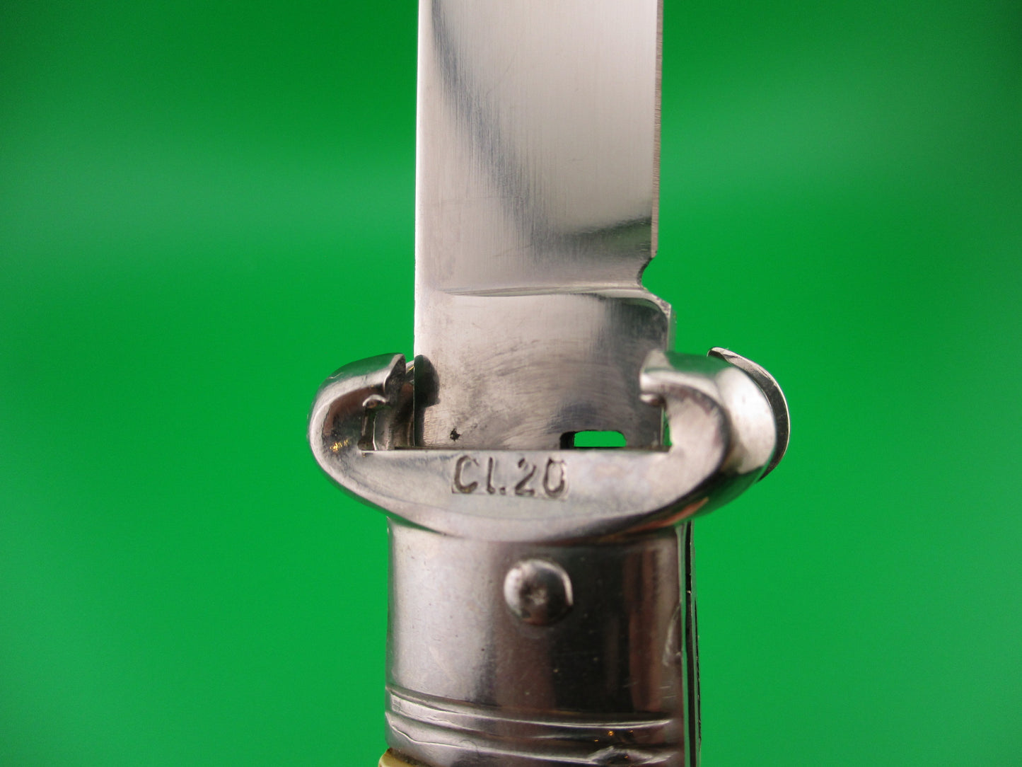 ROSTFREI 20cm Italian Shell Puller Stag Lever Johnny Cade style switchblade