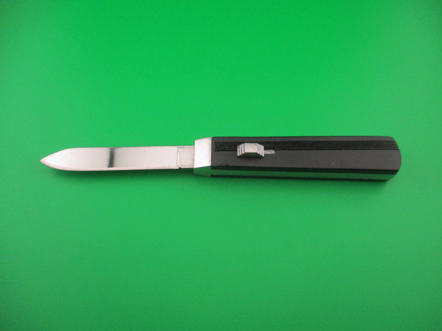 9 21cm Spanish Coffin OTF DA black vintage automatic knife