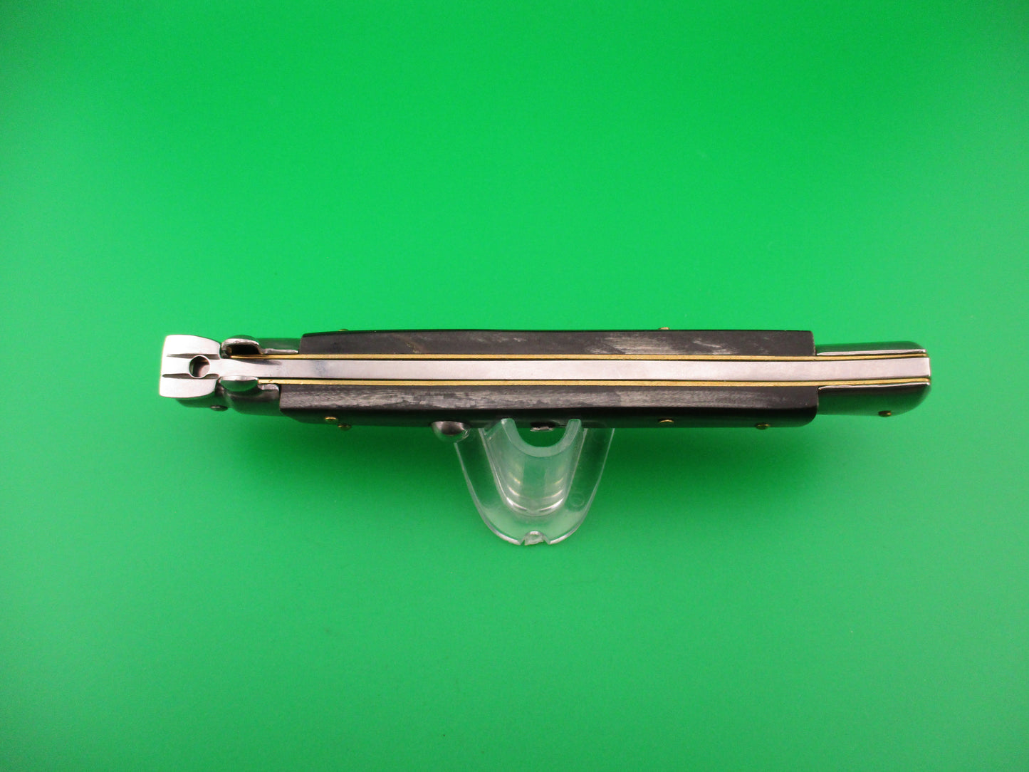 FRANK B ITALY 28cm Italian Swivel bolster Flat grind Horn automatic knife