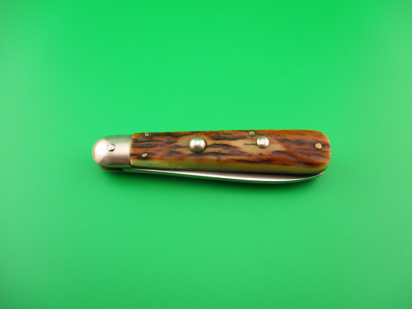 Rostfrei 16cm Italian Stag Cigar Slip joint 1970s vintage switchblade jack knife