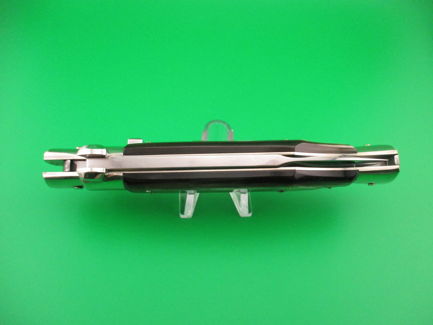 AGA CAMPOLIN ITALY 29cm Italian BLACK WIDOW Fulcrum Wasp Square button automatic knife