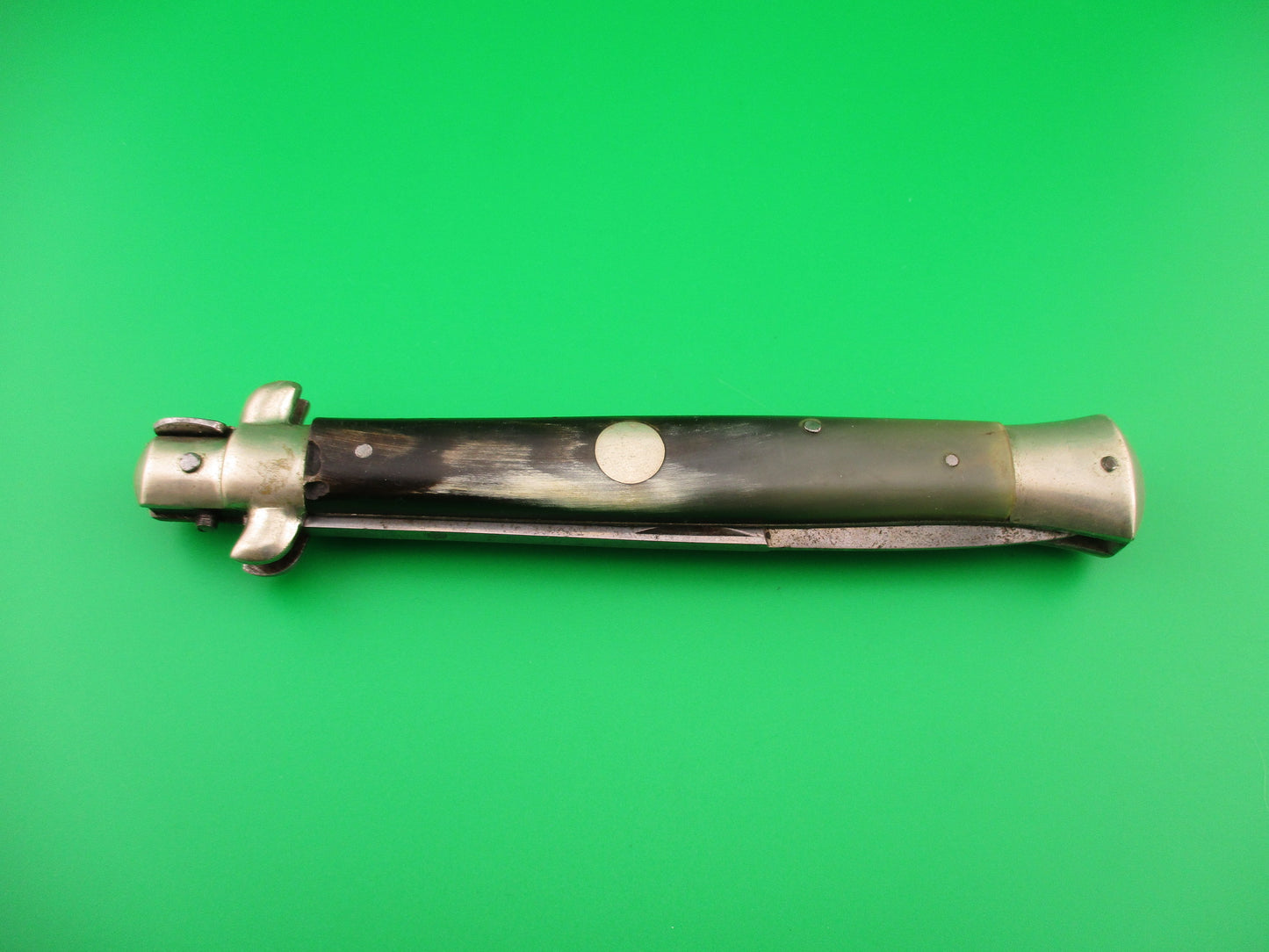 G.C. CO ITALY 28cm Italian Picklock manual Stiletto 1960s vintage fake button knife