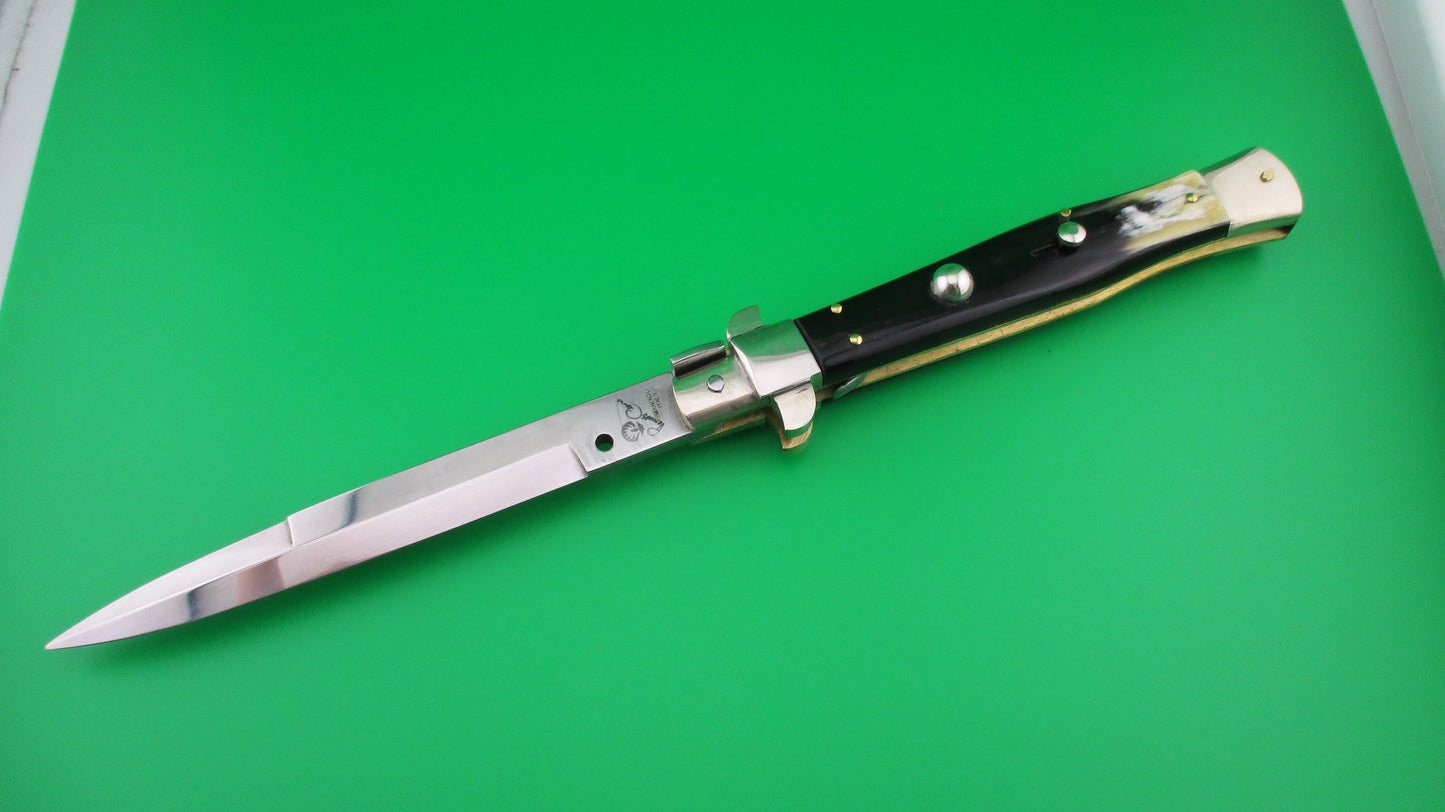 RENZO PASCOTTO 30cm Italian Picklock Wasp Body 5mm back spring switchblade