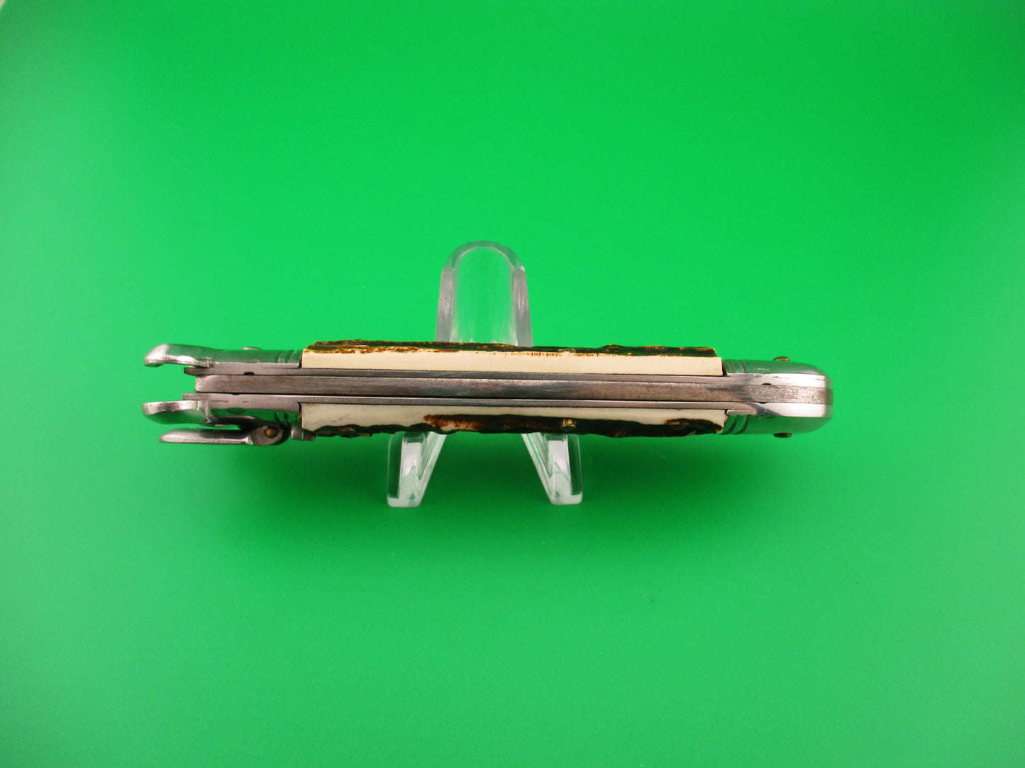 ROSTFREI 20cm Italian Shell Puller Stag Lever Johnny Cade style switchblade