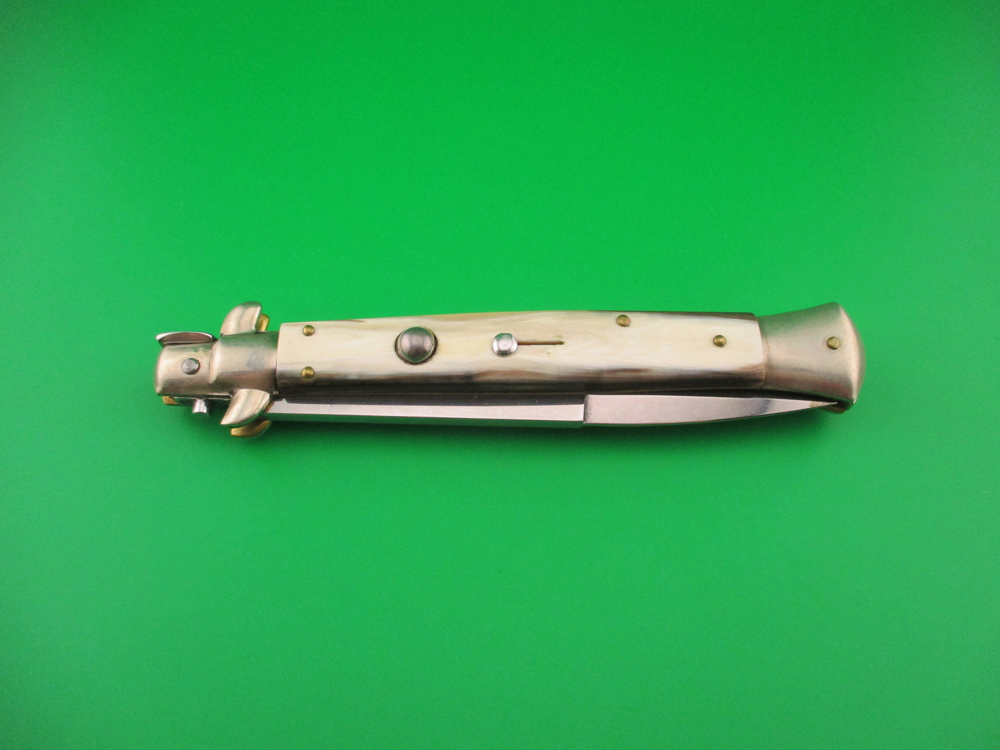 FRANK B ITALY 28cm Italian Picklock Stiletto Bayonet Honey Red dot automatic knife