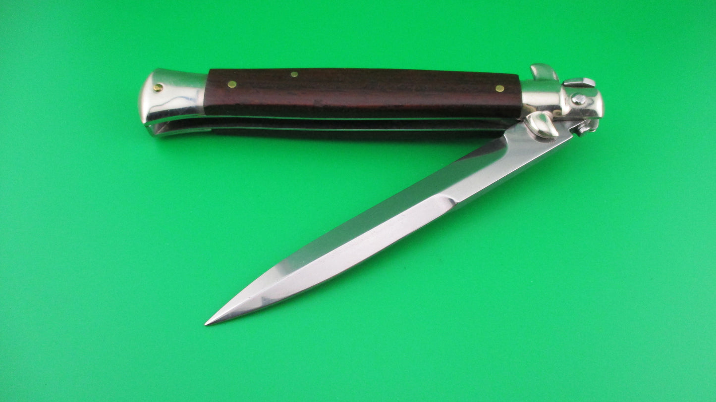 z Walts LATAMA 28cm Italian Stiletto swivel bolster 5mm blade automatic knife