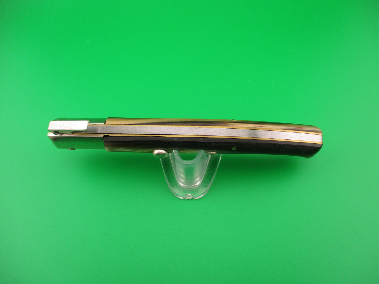 AROSA MANIAGO ITALY D.M. 27cm Italian Pattada Horn fulcrum automatic knife