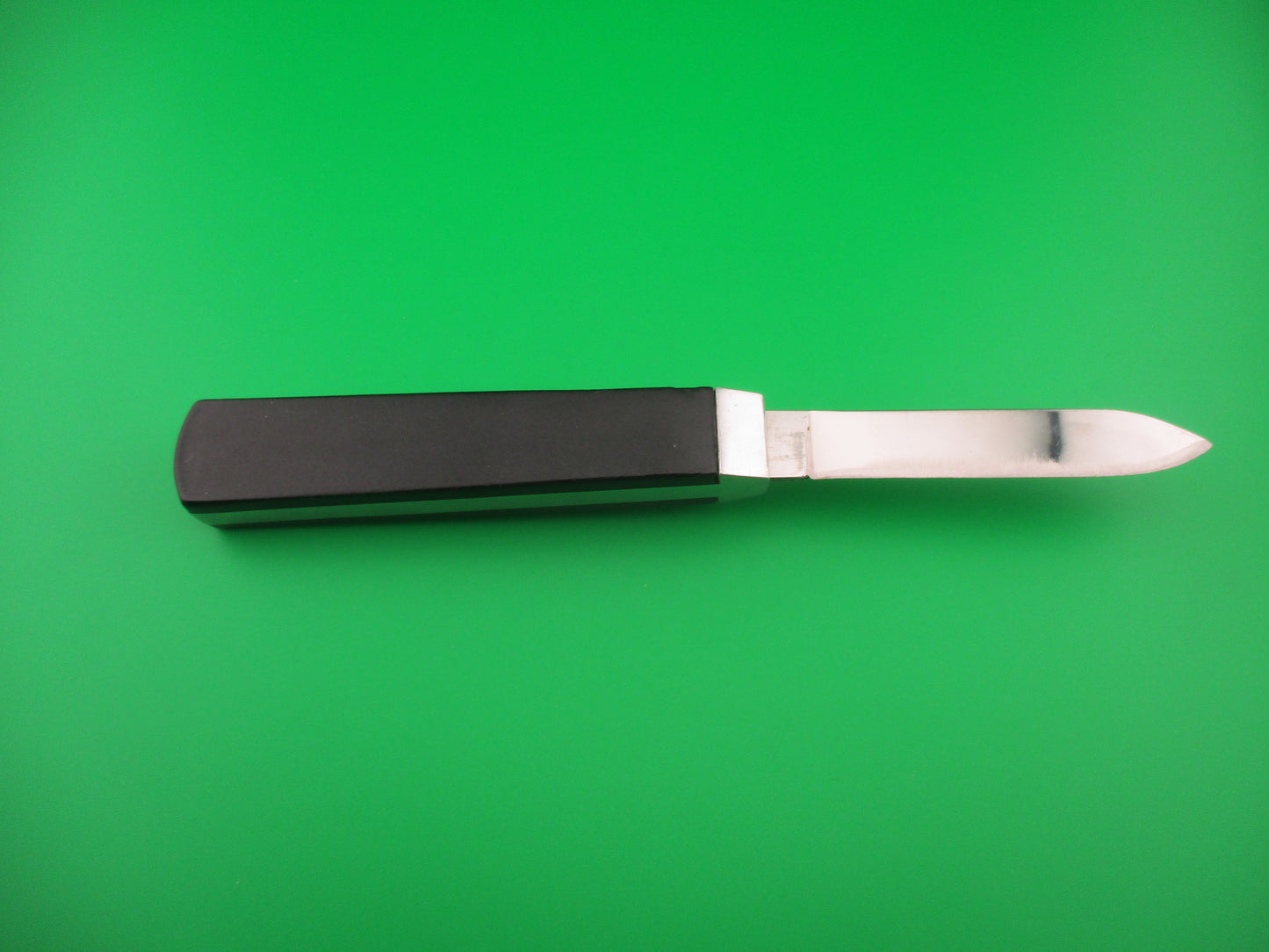 9 21cm Spanish Coffin OTF DA black vintage automatic knife