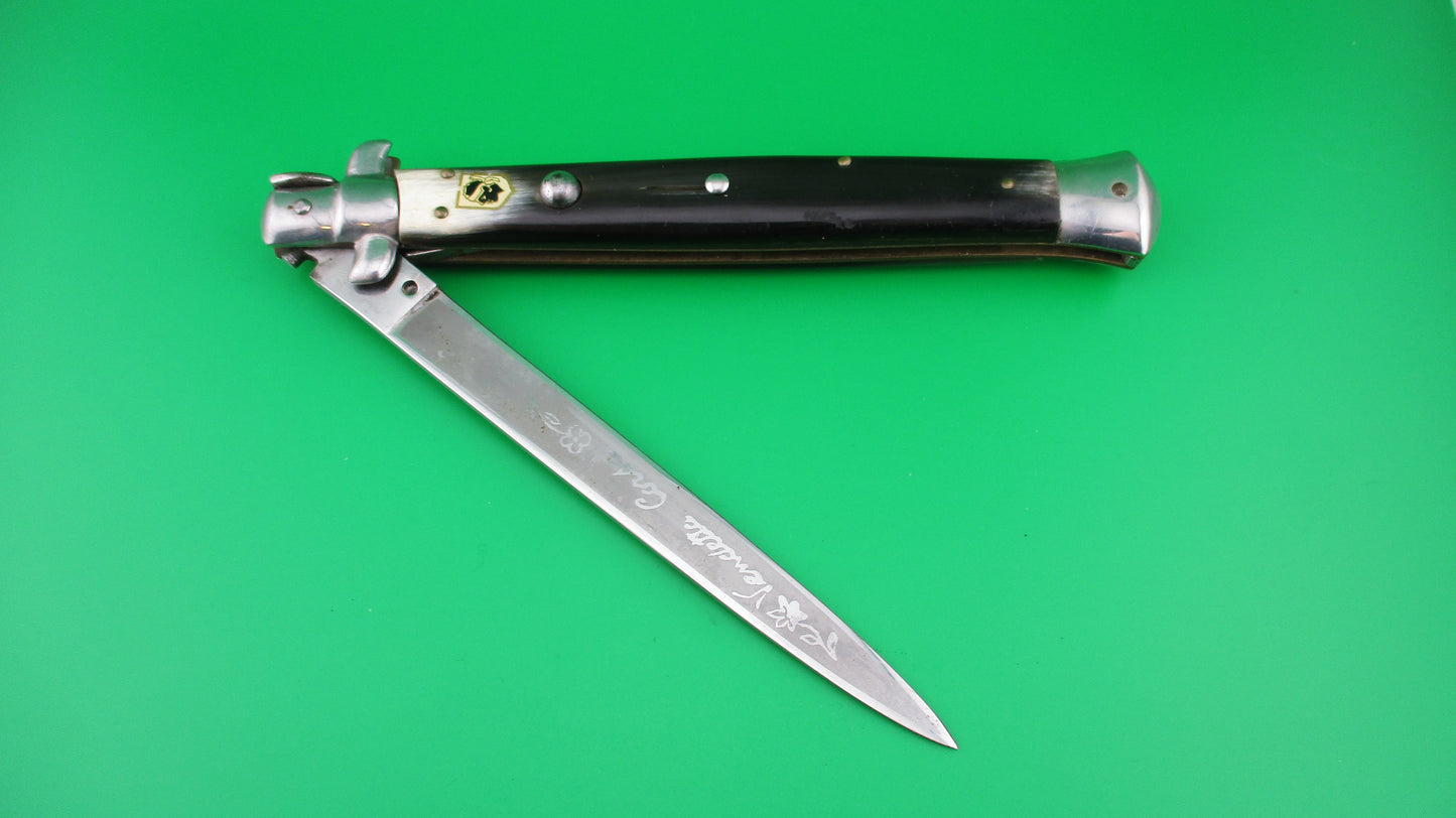 z B Rostfrei 33cm Italian Vendetta Corsa Stiletto swivel bolster switchblade knife