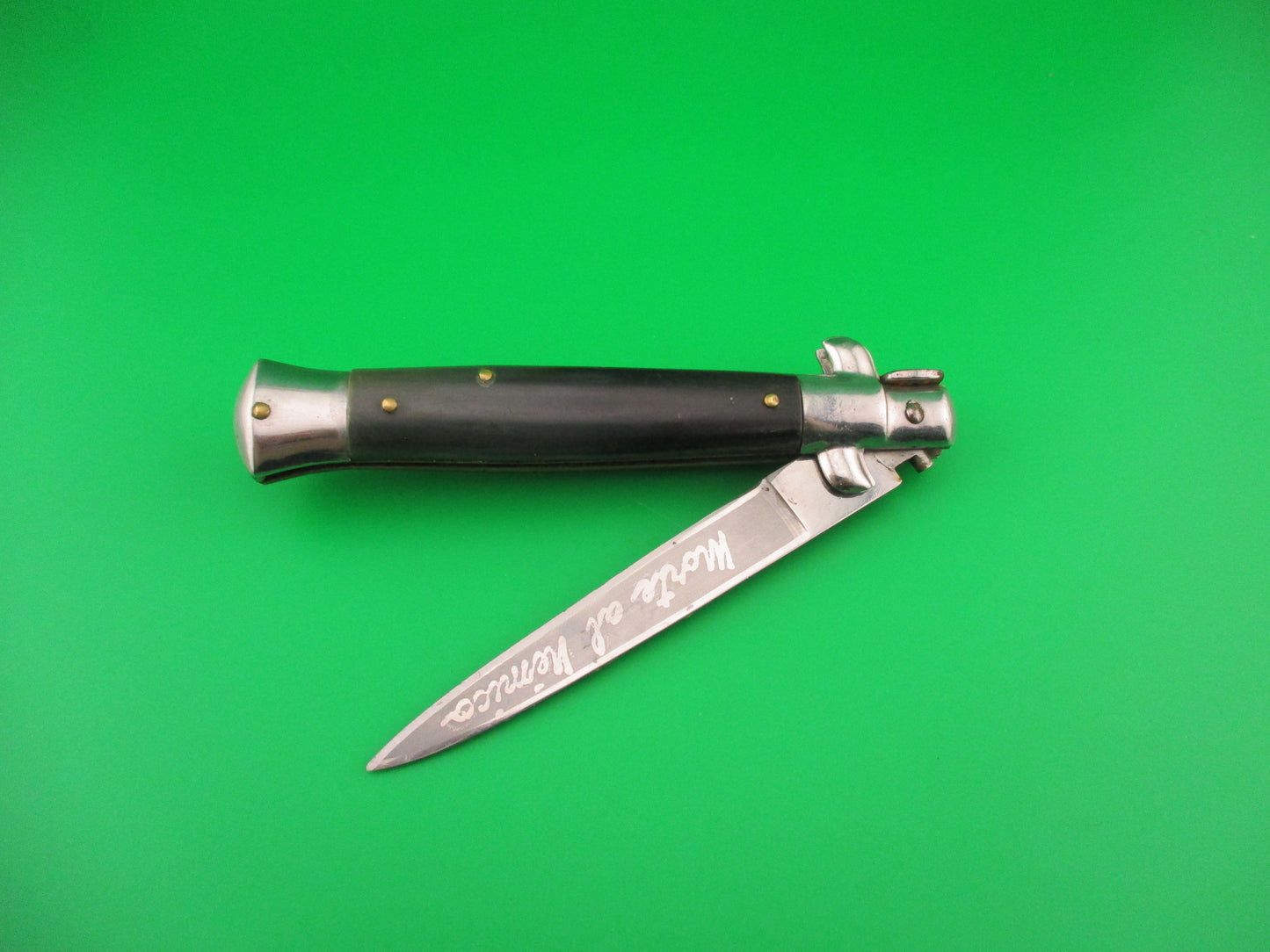 B Rostfrei 22cm Italian Vendetta Corsa Stiletto swivel bolster switchblade knife