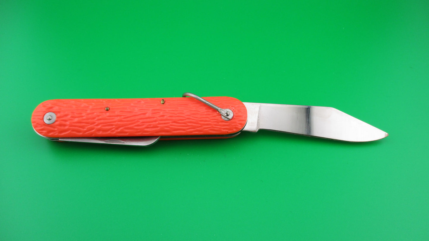 z Logan Smyth Venice FL Orange Paratrooper knife New Old Stock