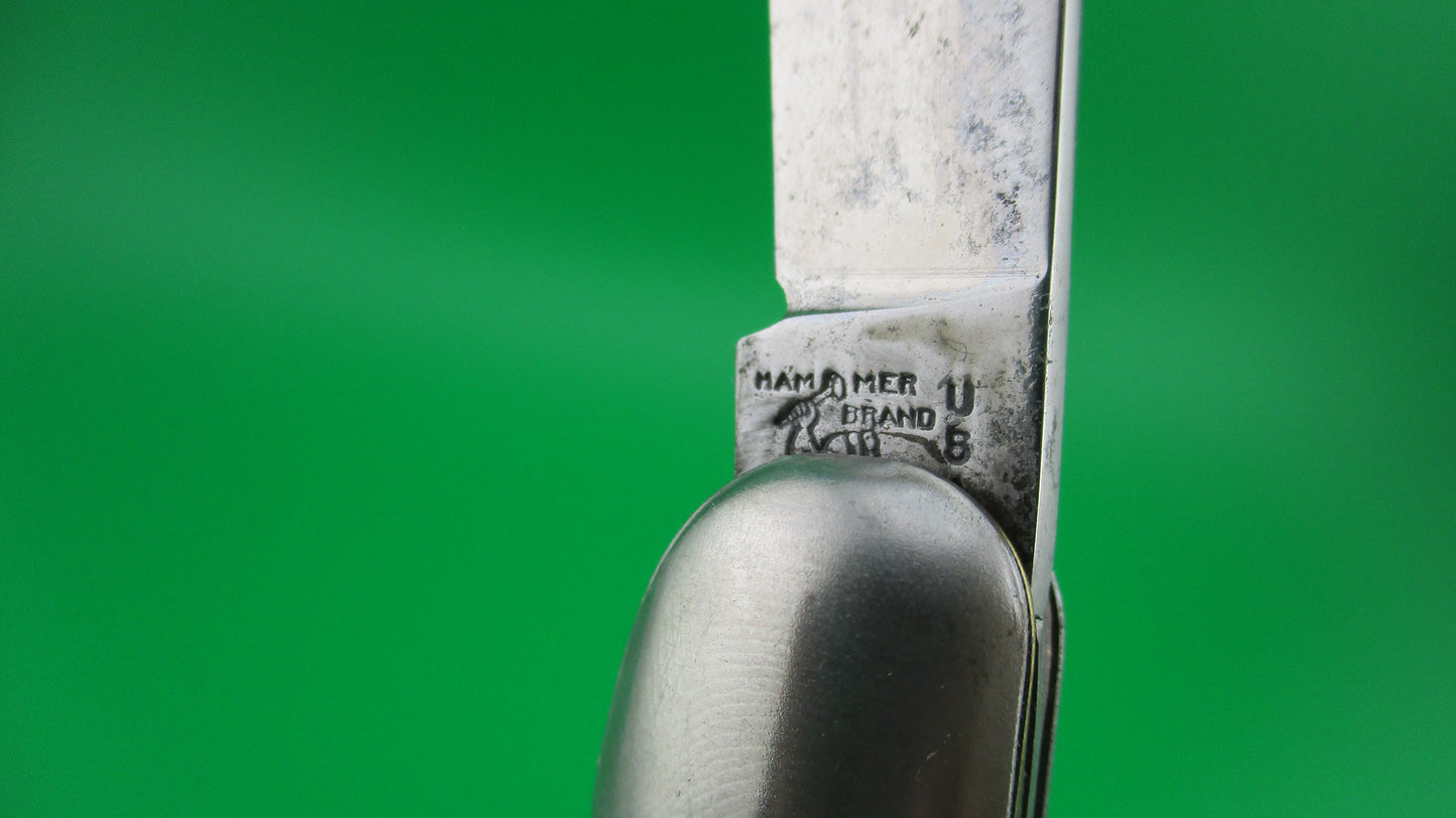 Hammer Brand Imperial Toothpick Candystripe 1950s vintage switchblade knife