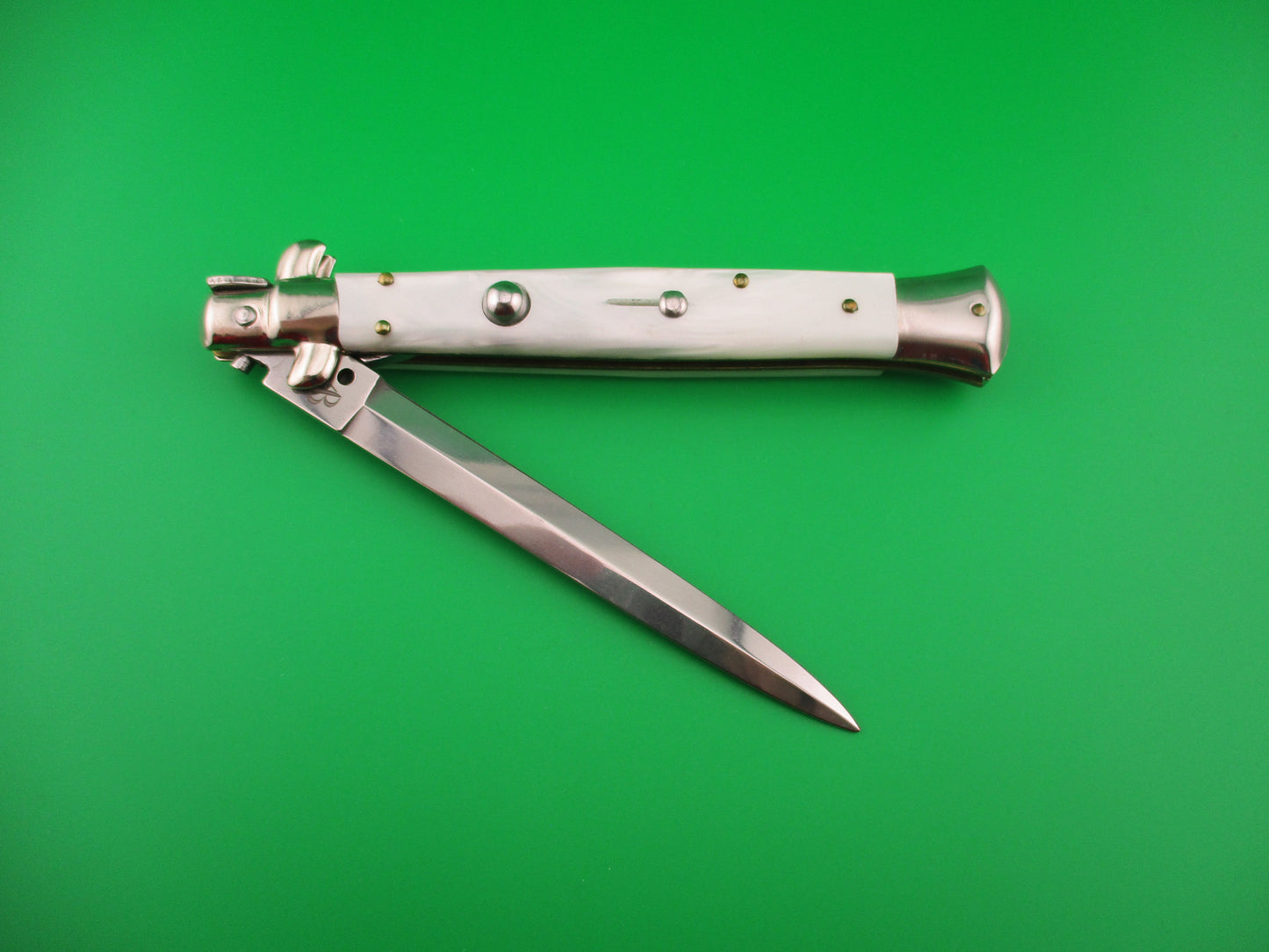 AB STILETTO ITALY 28cm Italian Pearlex Dagger Blade Stiletto switchblade knife