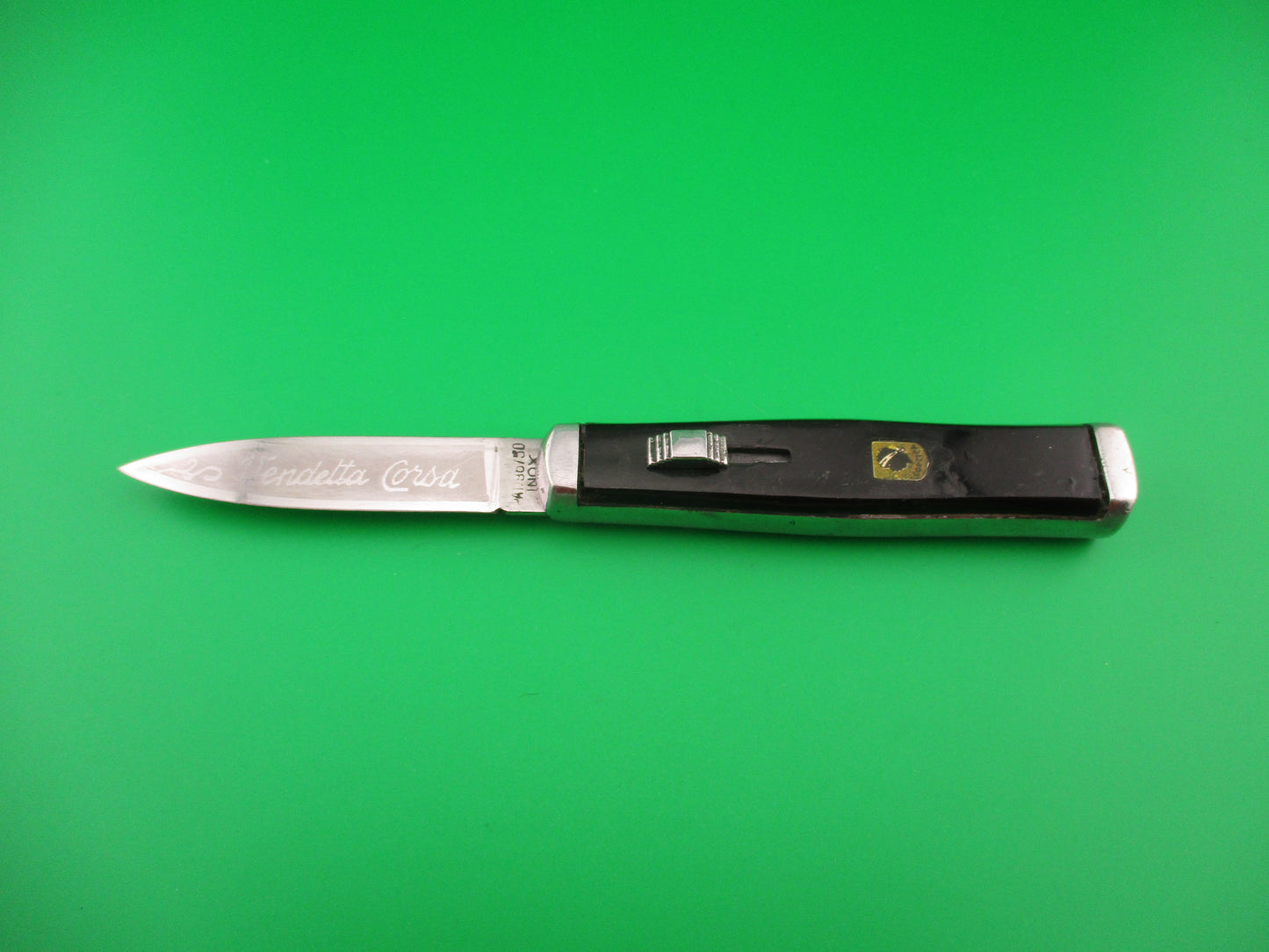 PAT 96750 INOX 18cm Spanish Vendetta Corsa black OTF DA vintage automatic knife