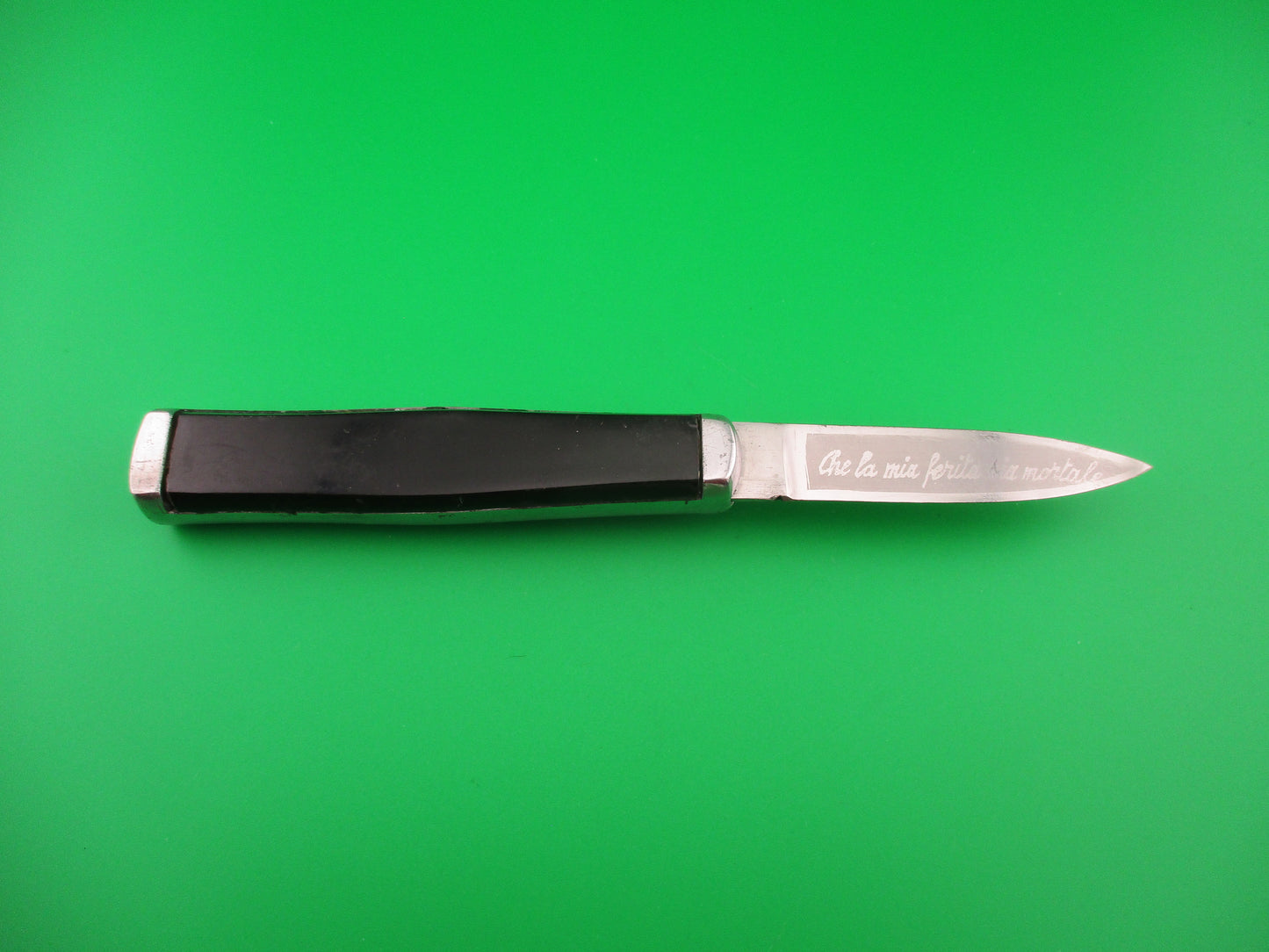 PAT 96750 INOX 18cm Spanish Vendetta Corsa black OTF DA vintage automatic knife