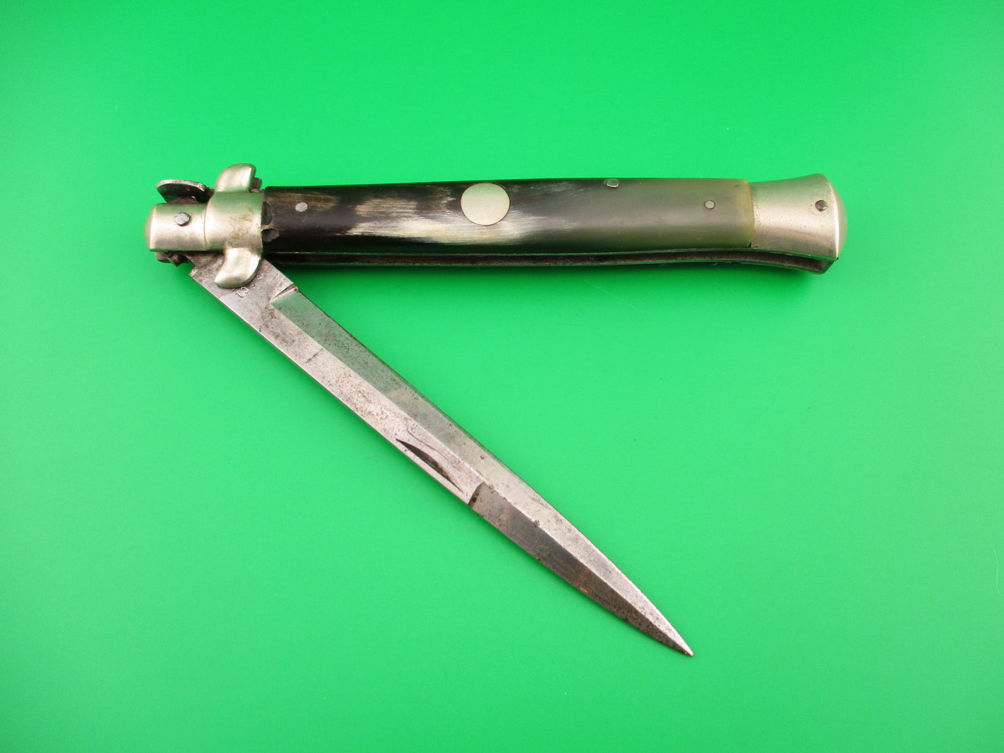 G.C. CO ITALY 28cm Italian Picklock manual Stiletto 1960s vintage fake button knife